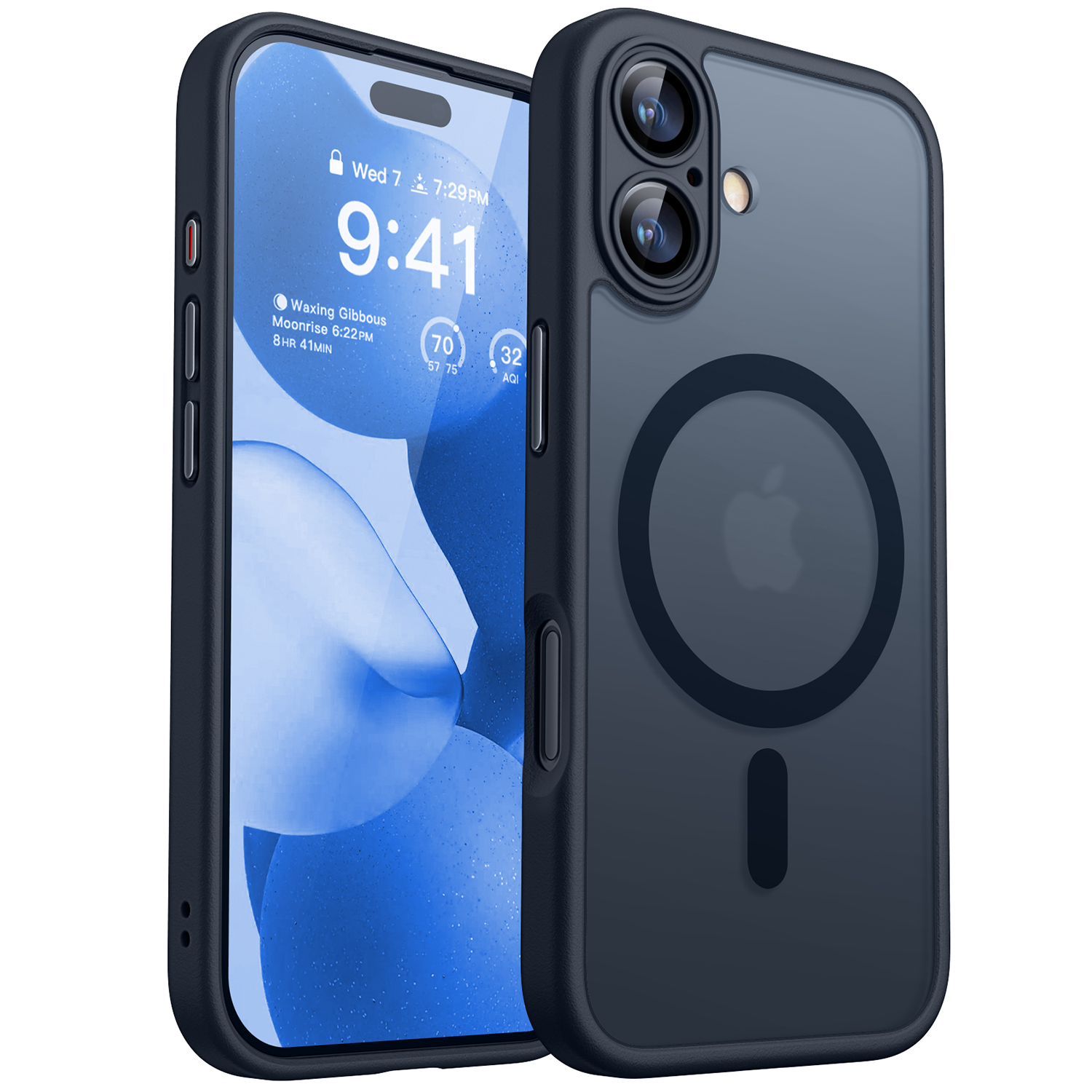 CANSHN für iPhone 17 Hülle mit Kameraschutz für Magsafe (TOP Militärschutz & Magnetkraft) iPhone 17 Case Stoßfest, Schwarz